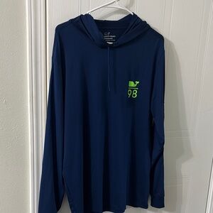 Vineyard Vines Performance Hoodie in Navy